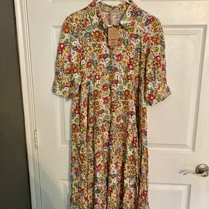 Natural Life Rebecca Dress NWT Size M Medium Floral